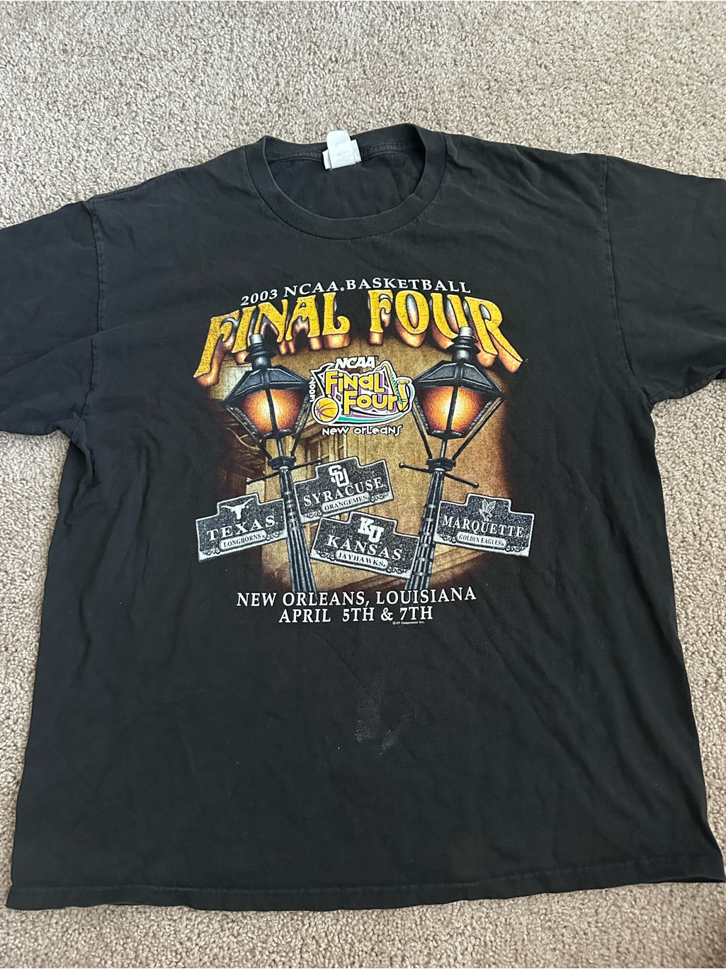 Black 2003 Final Four TShirt